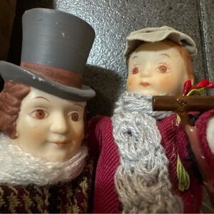 Kurt Adler Christmas Carol Bob Cratchit Tiny Tiny ornament 1984